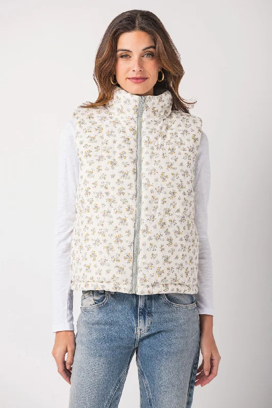 Wishlist Ditsy Floral Print Vest