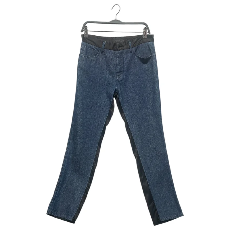 MM6/Straight Pants/42/Cotton/BLU/DOUBLE SIDED PANTS