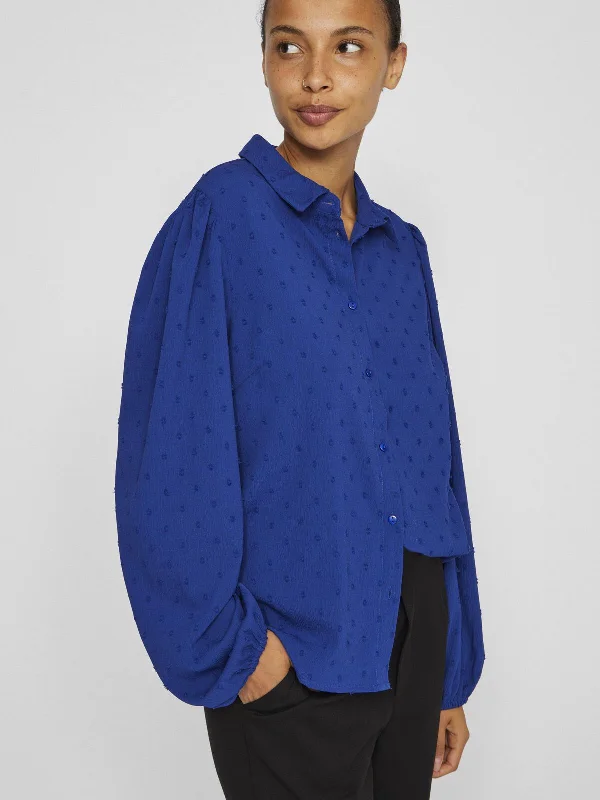 VIBRIETTA BLOUSE COBALT BLUE