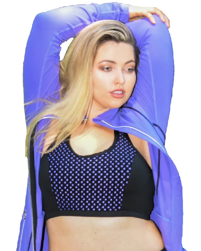 Purple Active RacerBack Crop Top