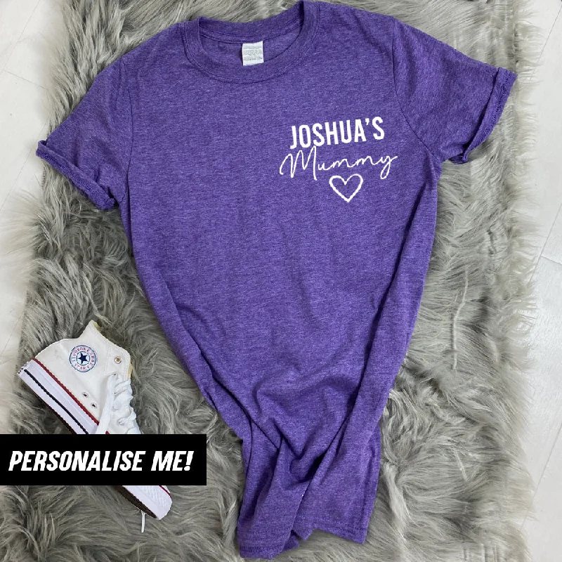 Personalised Mummy Of Small Logo T-Shirt (MRK X)