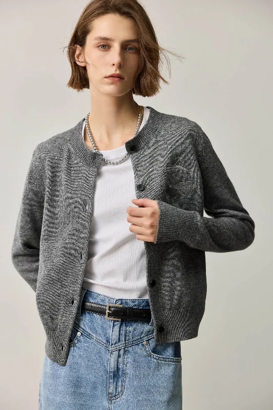 LILY Collegiate Knit Cardigan