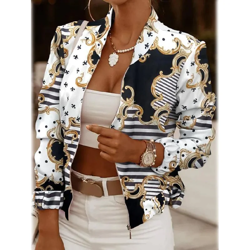 Women's Bomber Jacket Casual