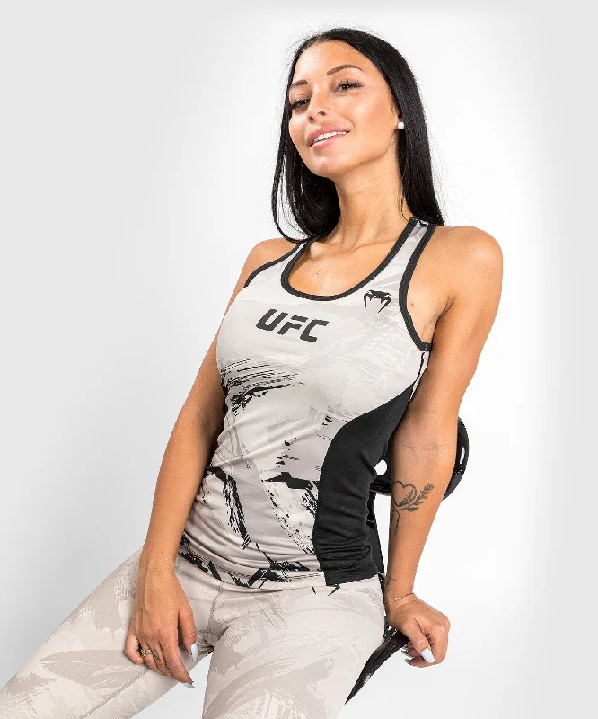 UFC Venum Authentic Fight Week Women’s 2.0 Performance Tank Top - Sand/Black