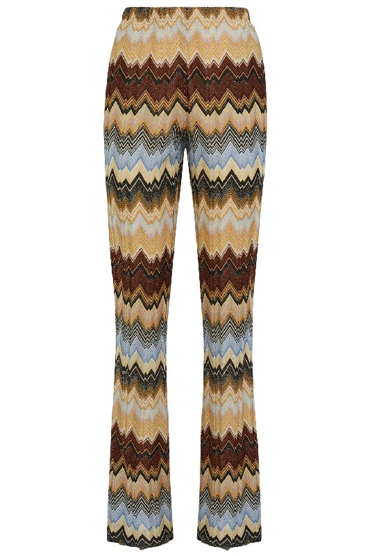 Lurex Knit Trouser