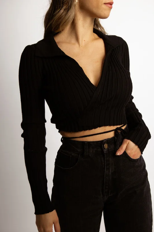 Marla Wrap Crop Top