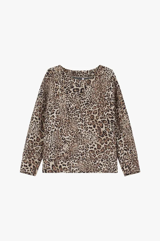 Leopard Print Sweatshirt