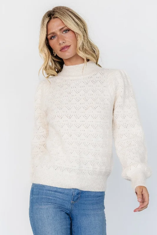 Grayson Sweater | Cream