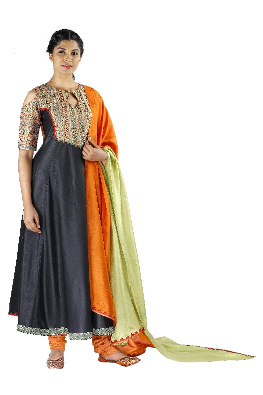 Black Silk Salwar