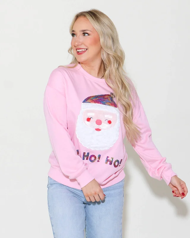 Pink Santa Top