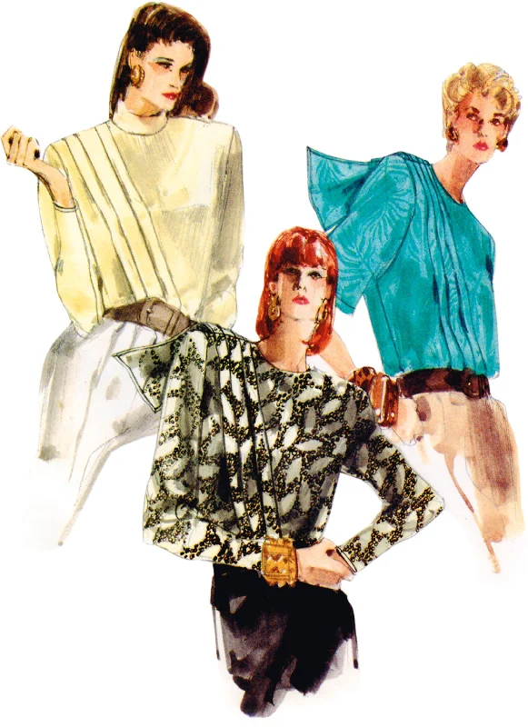 Vogue Sewing Pattern 1980 Misses' Blouse