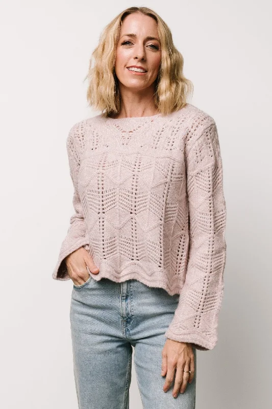 Jeanine Knit Sweater | Lilac