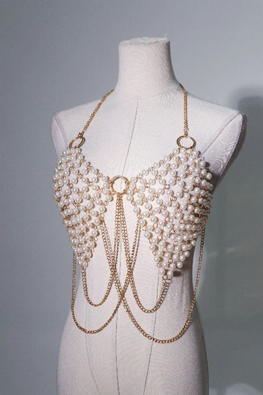 Pearl and gold chain #9