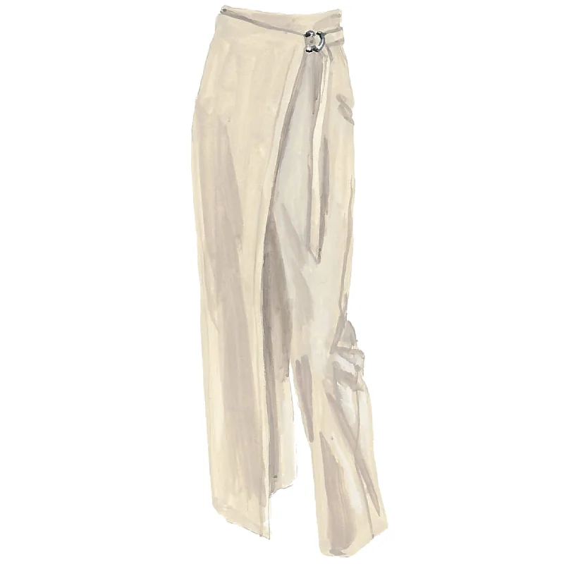 Wrap-Style Pants