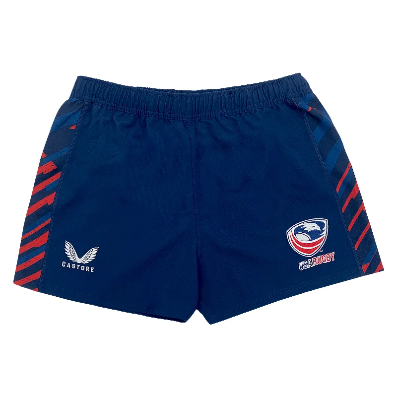 Women's USA Rugby Pro Home Shorts by Castore