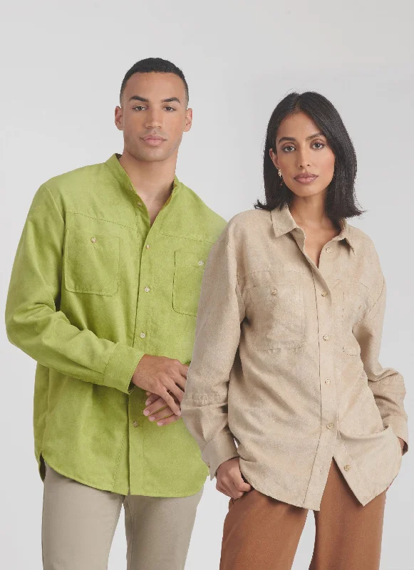 Simplicity Sewing Pattern 9858 Unisex Shirts