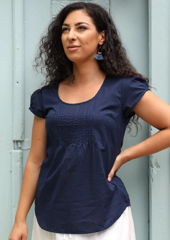 Tulsi Top Navy