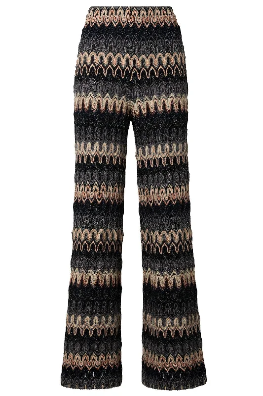 Zig Zag Flare Trouser