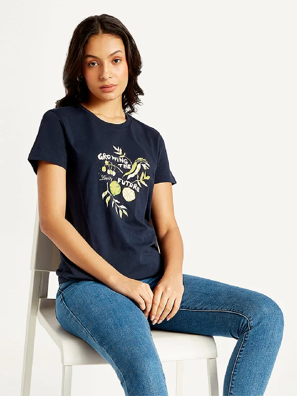 Women's Graphic Print Crew Neck T-shirt