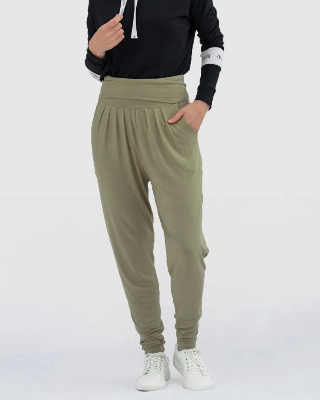 Drape pants - Sage