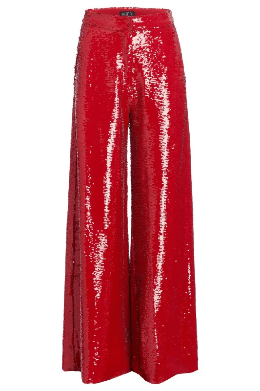 Sequin Wide Leg Pant